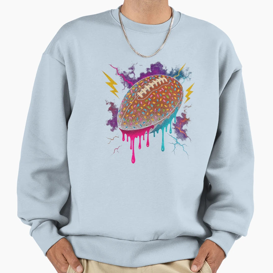 Football Drip Football Player Teen Sweatshirt - Graphic Print for Adults - T-Shirt, Sweatshirt, Hoodie