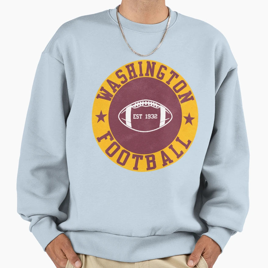 Washington Football T-Shirt - Custom Art Print for Adults - T-Shirt, Sweatshirt, Hoodie