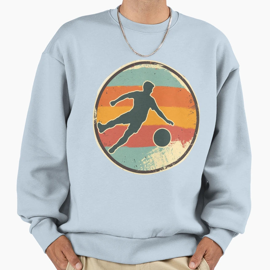 Soccer Kick Football Art Sports Sweatshirt - Custom Art Print Men Women - T-Shirt, Sweatshirt, Hoodie