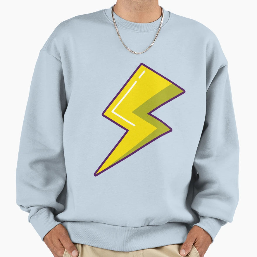 Thunderbolt Tumblr Sweatshirt - Trendy Graphic Unisex - T-Shirt, Sweatshirt, Hoodie