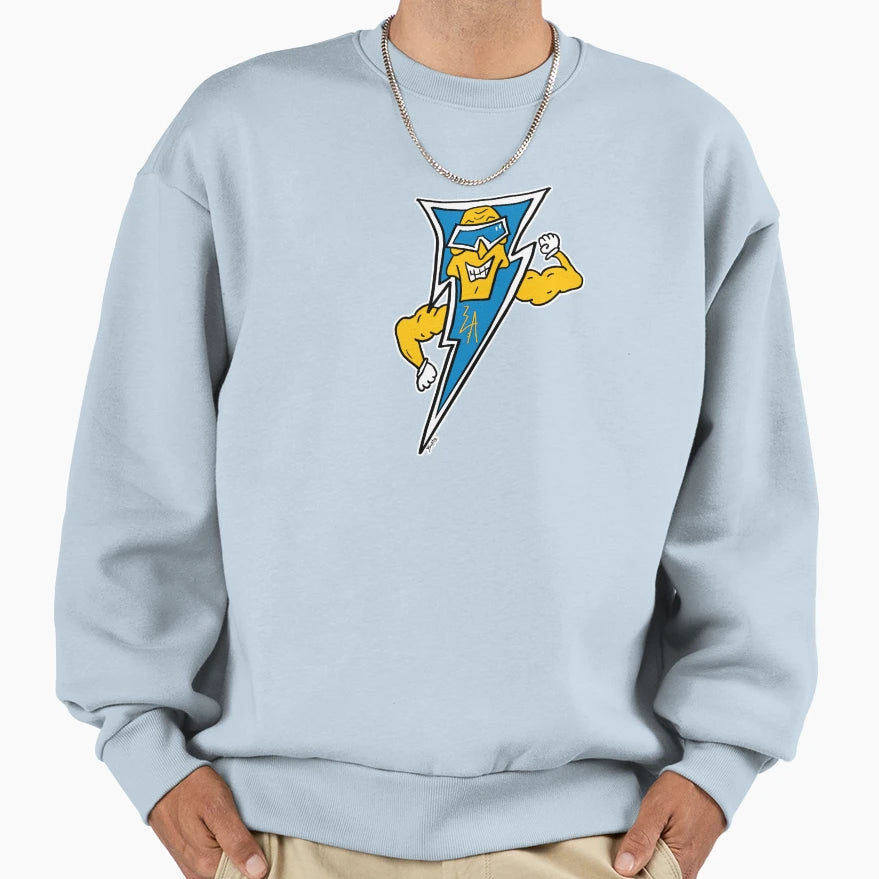 Bolt Dude Sweatshirt - Custom Art Print Men Women - T-Shirt, Sweatshirt, Hoodie