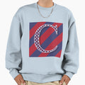 Letter C Americana Old Glory Red And Sweatshirt - Graphic Print for Adults - T-Shirt, Sweatshirt, Hoodie