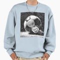 Charcoal Ball Football Lovers Sweatshirt - Aesthetic Graphic for Adults - T-Shirt, Sweatshirt, Hoodie