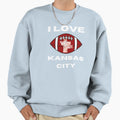 I Love Kansas City Sweatshirt - Graphic Print Men Women - T-Shirt, Sweatshirt, Hoodie