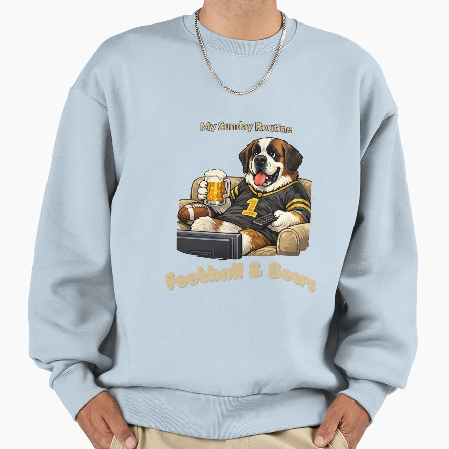 New Orleans Saints Sunday Football Sweatshirt - Streetwear Style Men Women - T-Shirt, Sweatshirt, Hoodie
