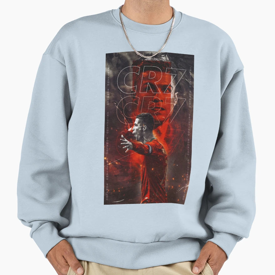 Cristiano Ronaldo Art Sweatshirt - Novelty Apparel Unisex - T-Shirt, Sweatshirt, Hoodie