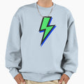 Lightning Green And Blue Sweatshirt - Graphic Print Unisex - T-Shirt, Sweatshirt, Hoodie