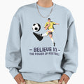 Believe Power Football Sweatshirt - Unique Graphic Unisex - T-Shirt, Sweatshirt, Hoodie