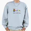 Peace Love Goal Soccer Sweatshirt - Trendy Graphic Unisex - T-Shirt, Sweatshirt, Hoodie