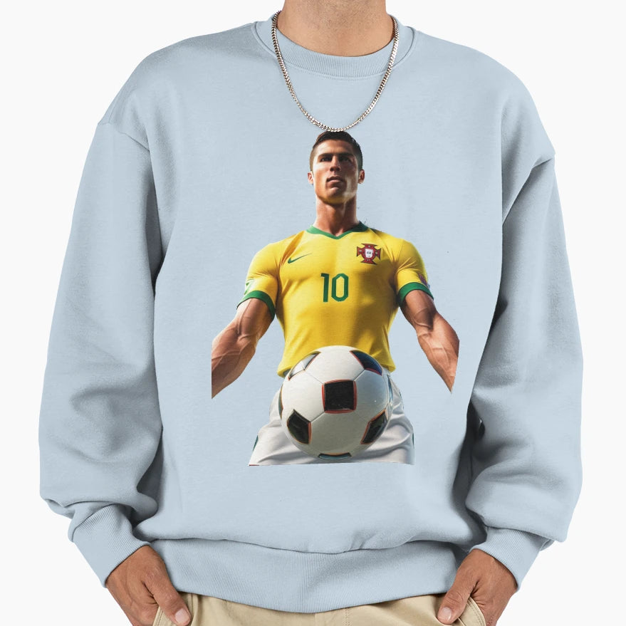 King Cr7 Sweatshirt - Custom Art Print Men Women - T-Shirt, Sweatshirt, Hoodie