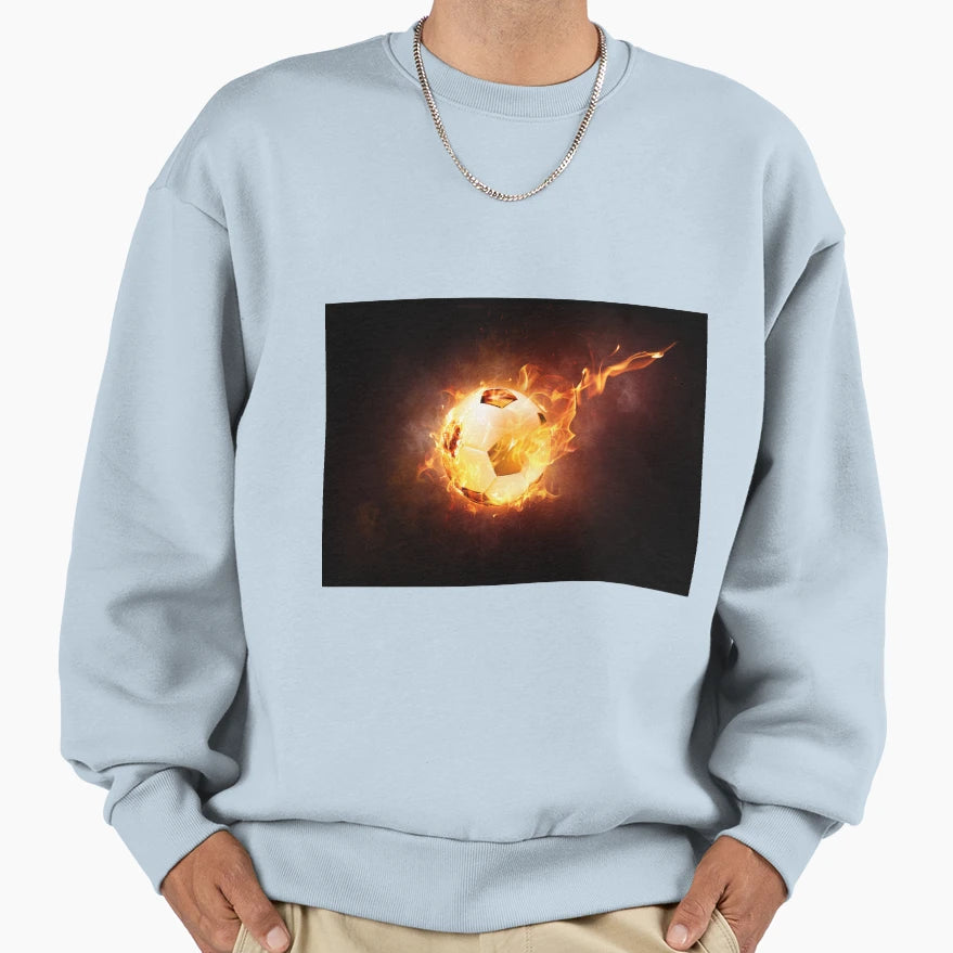 Fire Ball Sweatshirt - Casual Everyday Wear Unisex - T-Shirt, Sweatshirt, Hoodie