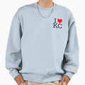I Heart Kc Sweatshirt - Custom Art Print Unisex - T-Shirt, Sweatshirt, Hoodie