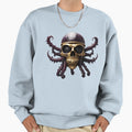 Golden Skull Sweatshirt - Unique Graphic for Adults - T-Shirt, Sweatshirt, Hoodie