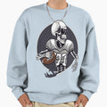 Halloween Skeleton Playing Football Sweatshirt - Novelty Apparel Men Women - T-Shirt, Sweatshirt, Hoodie