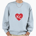 Kc Heart Sweatshirt - Minimalist Print Unisex - T-Shirt, Sweatshirt, Hoodie