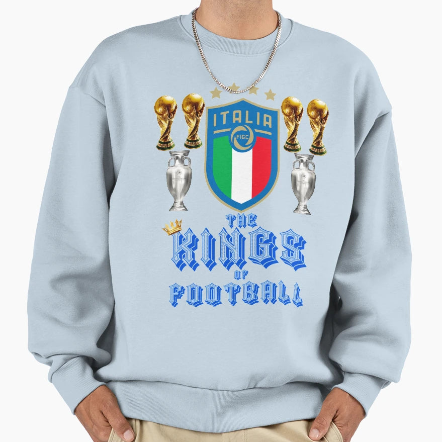 Italy Kings Football Sweatshirt - Trendy Graphic for Adults - T-Shirt, Sweatshirt, Hoodie