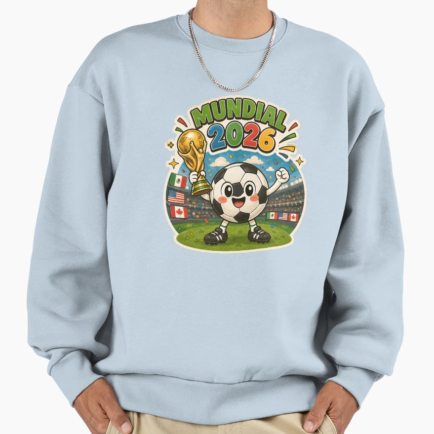 World Cup 2026 Soccer Ball Sweatshirt - Novelty Apparel Men Women - T-Shirt, Sweatshirt, Hoodie