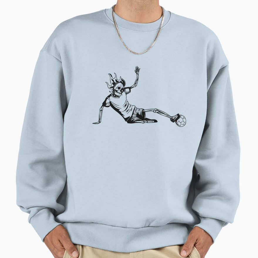 Halloween Soccer Lover Scary Sweatshirt - Fun Novelty Design Men Women - T-Shirt, Sweatshirt, Hoodie