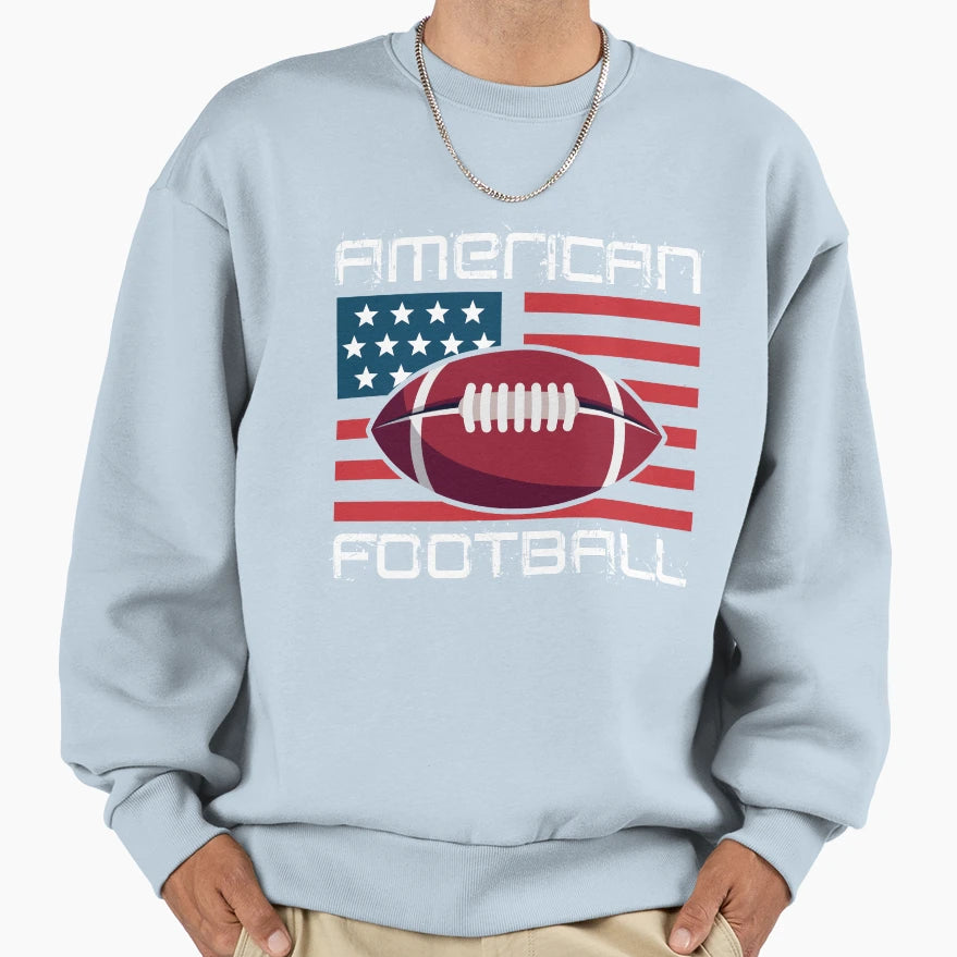 American Football Sweatshirt - Novelty Apparel Men Women - T-Shirt, Sweatshirt, Hoodie