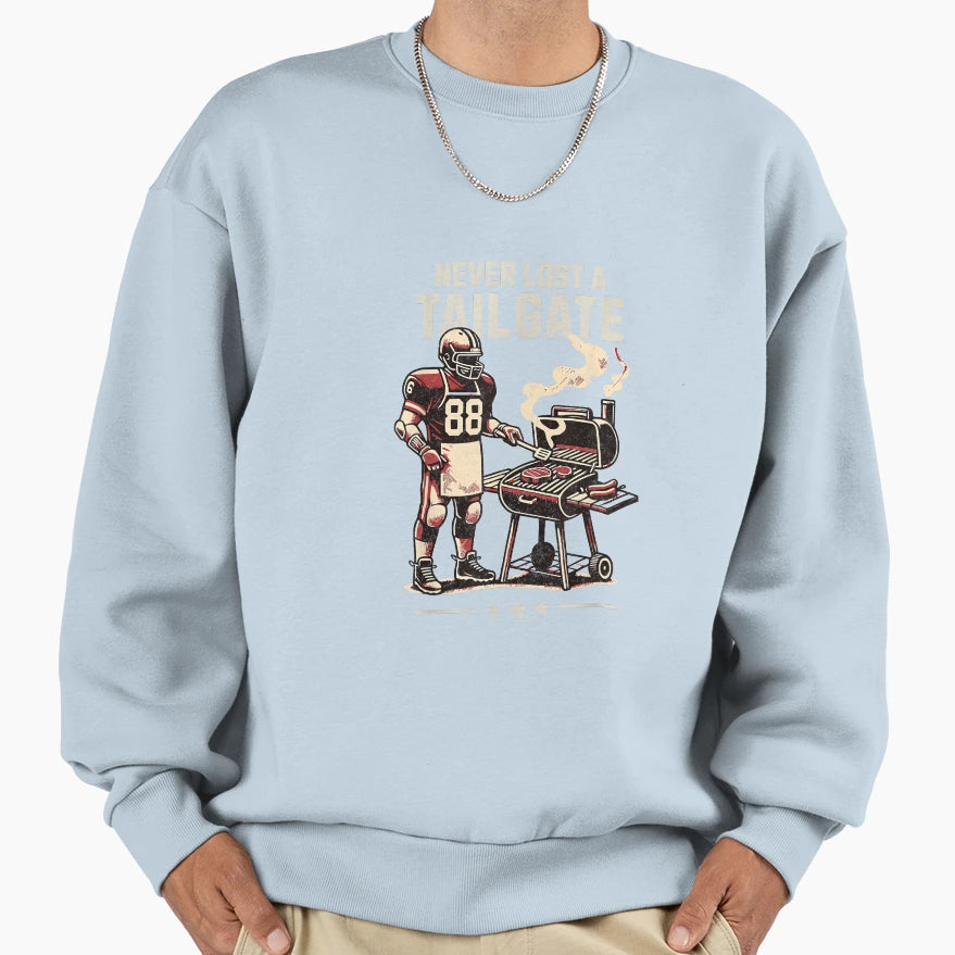 Never Lost Tailgate Party American Sweatshirt - Custom Art Print Unisex - T-Shirt, Sweatshirt, Hoodie