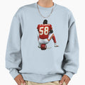 Derrick Thomas Helmet Sweatshirt - Graphic Print Unisex - T-Shirt, Sweatshirt, Hoodie