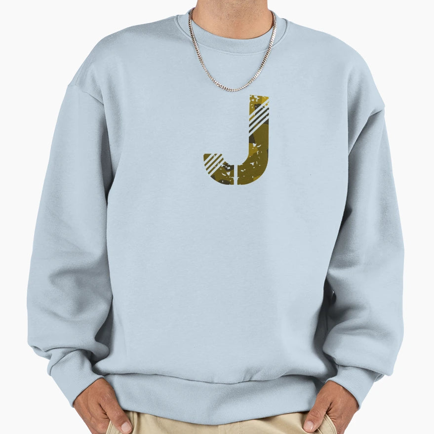 Letter J Sweatshirt - Custom Art Print Unisex - T-Shirt, Sweatshirt, Hoodie