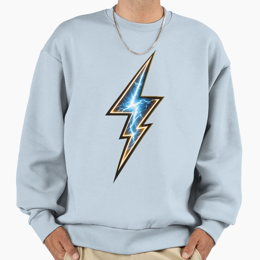 Lightning Bolt Sweatshirt - Trendy Graphic for Adults - T-Shirt, Sweatshirt, Hoodie