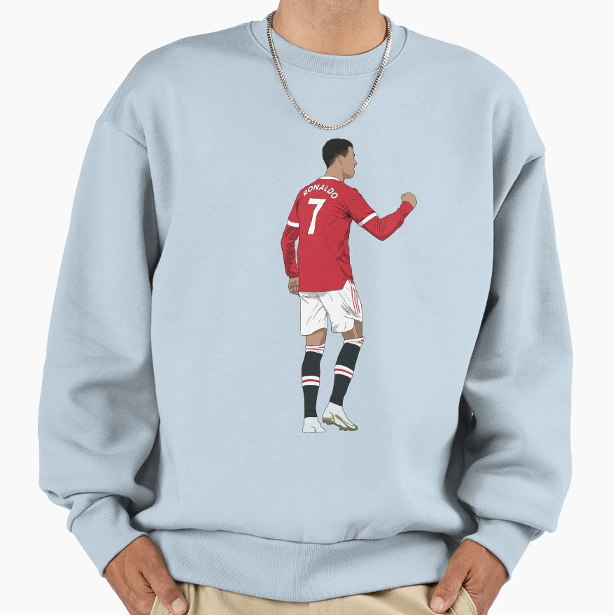 Cristiano Ronaldo Return Goal Sweatshirt - Minimalist Print Men Women - T-Shirt, Sweatshirt, Hoodie