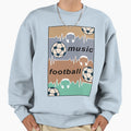 Unique Football And Music Lover Sweatshirt - Fun Novelty Design for Adults - T-Shirt, Sweatshirt, Hoodie