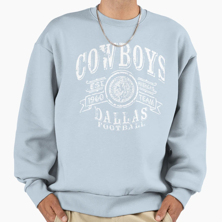 Cowboys Football Sweatshirt - Streetwear Style Unisex - T-Shirt, Sweatshirt, Hoodie