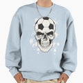 Soccer Skull Sweatshirt - Trendy Graphic Men Women - T-Shirt, Sweatshirt, Hoodie