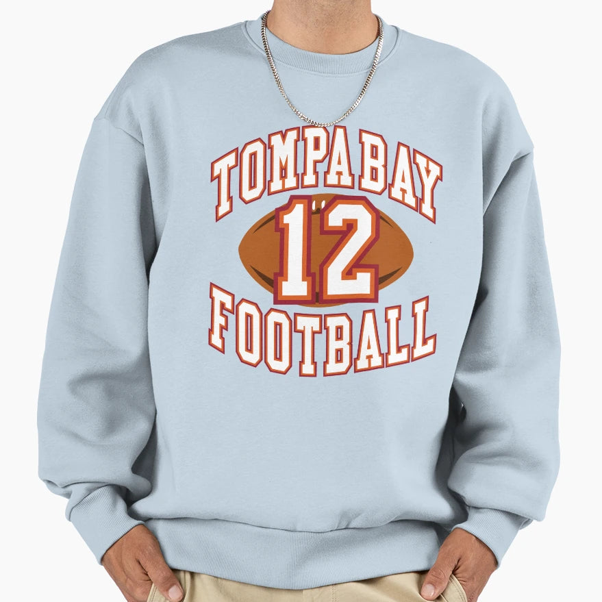 Tompa Bay 12 Football Sweatshirt - Novelty Apparel Unisex - T-Shirt, Sweatshirt, Hoodie