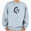 Q Quail Letter Alphabet Sweatshirt - Aesthetic Graphic Men Women - T-Shirt, Sweatshirt, Hoodie