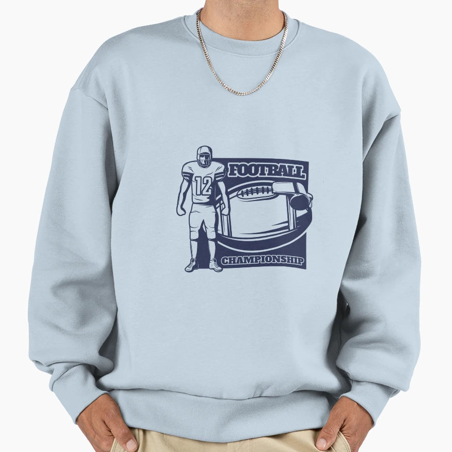 Football Championship Player 12 Sweatshirt - Streetwear Style for Adults - T-Shirt, Sweatshirt, Hoodie