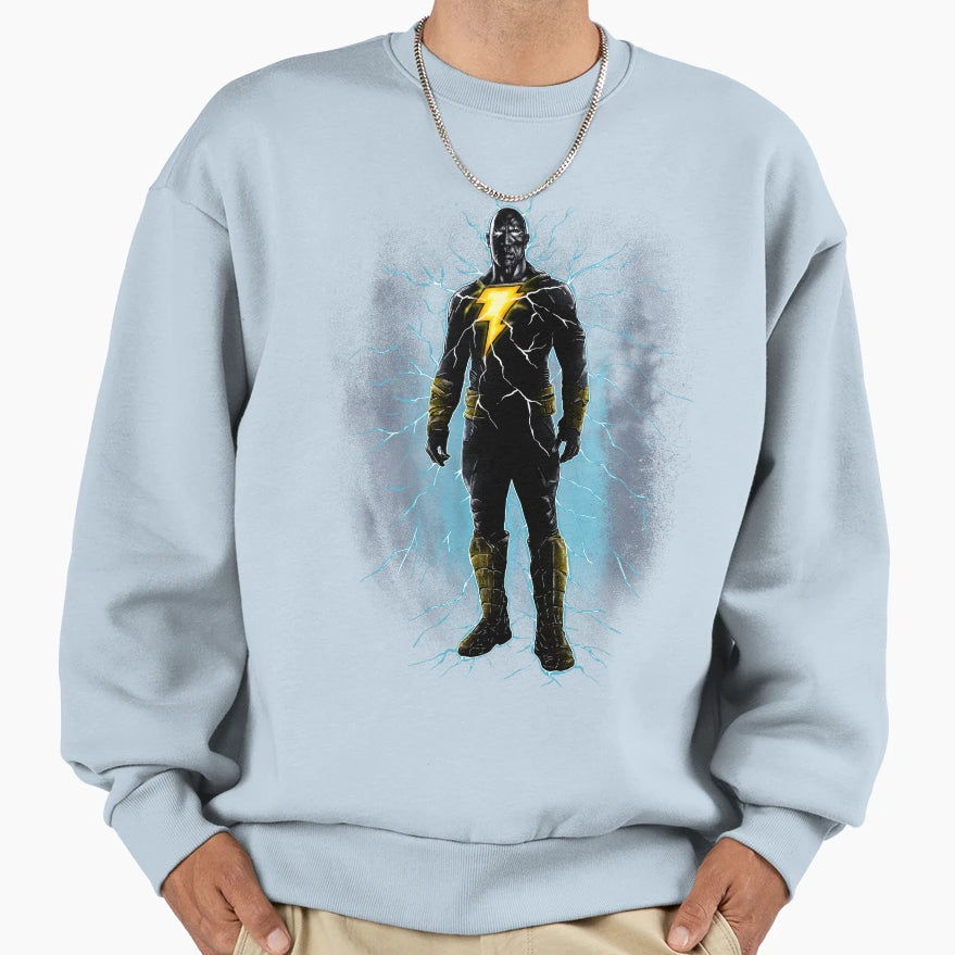 Black Hero Adam 2 Sweatshirt - Casual Everyday Wear Unisex - T-Shirt, Sweatshirt, Hoodie
