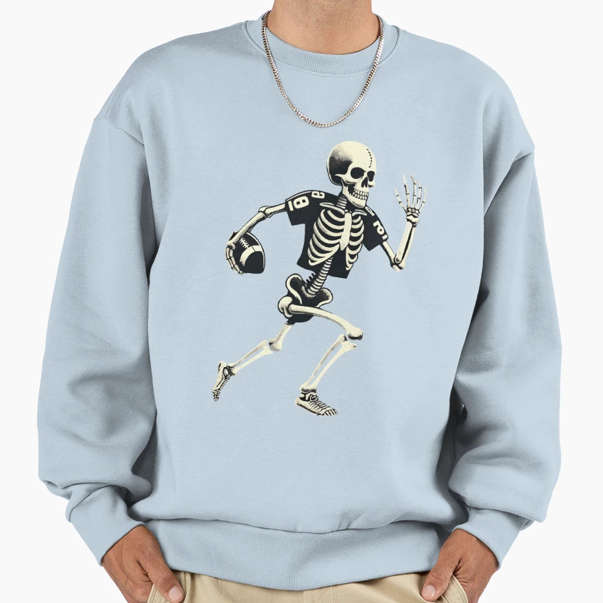 Costume Skeleton Halloween Futtball T-Shirt - Fun Novelty Design Men Women - T-Shirt, Sweatshirt, Hoodie