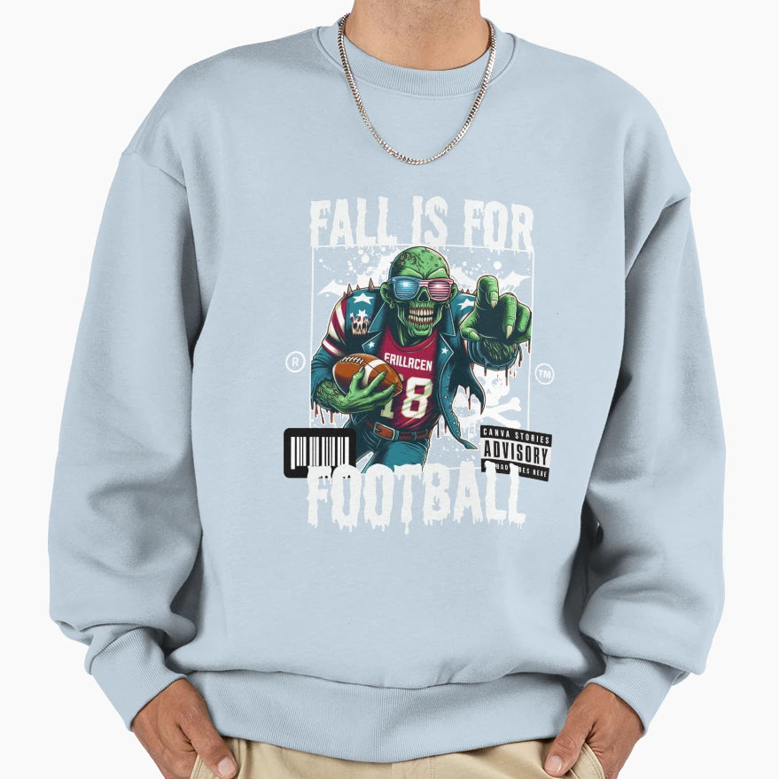 Fall Is Football Sweatshirt - Minimalist Print Unisex - T-Shirt, Sweatshirt, Hoodie