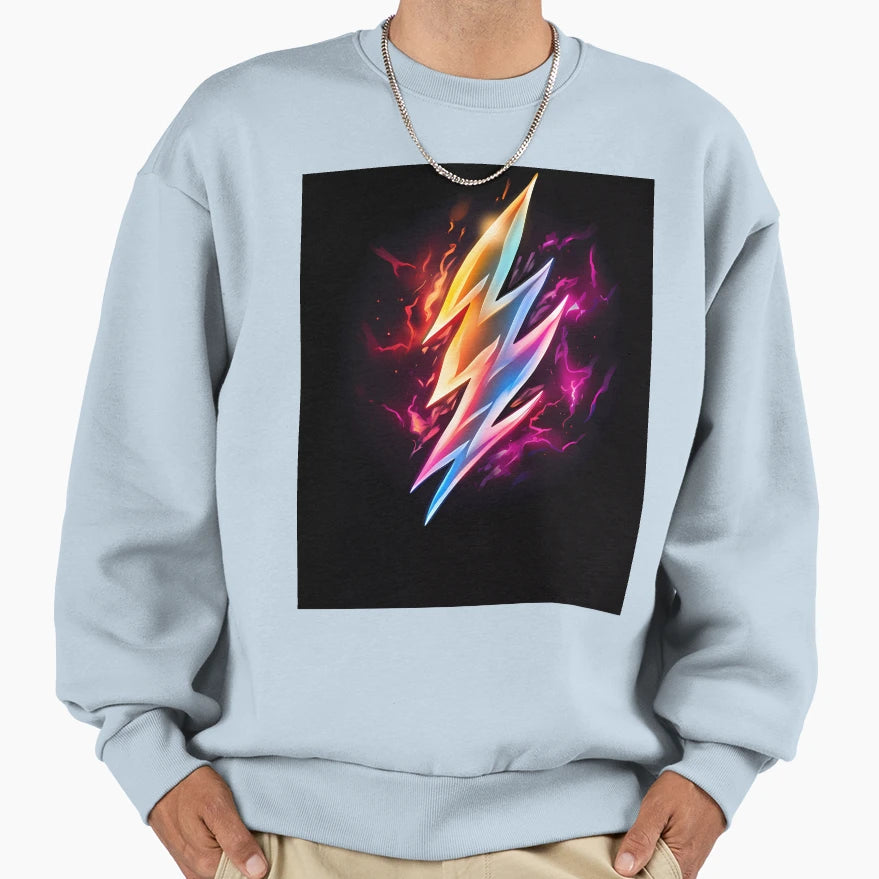 Electrifying Night Sweatshirt - Fun Novelty Design Unisex - T-Shirt, Sweatshirt, Hoodie