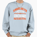 Cincinnati Football Fan Sundays Sweatshirt - Fun Novelty Design for Adults - T-Shirt, Sweatshirt, Hoodie