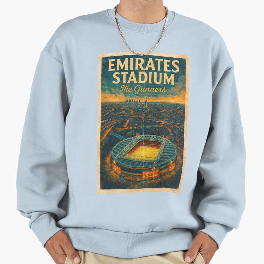 Emirates Stadium Sweatshirt - Graphic Print Men Women - T-Shirt, Sweatshirt, Hoodie