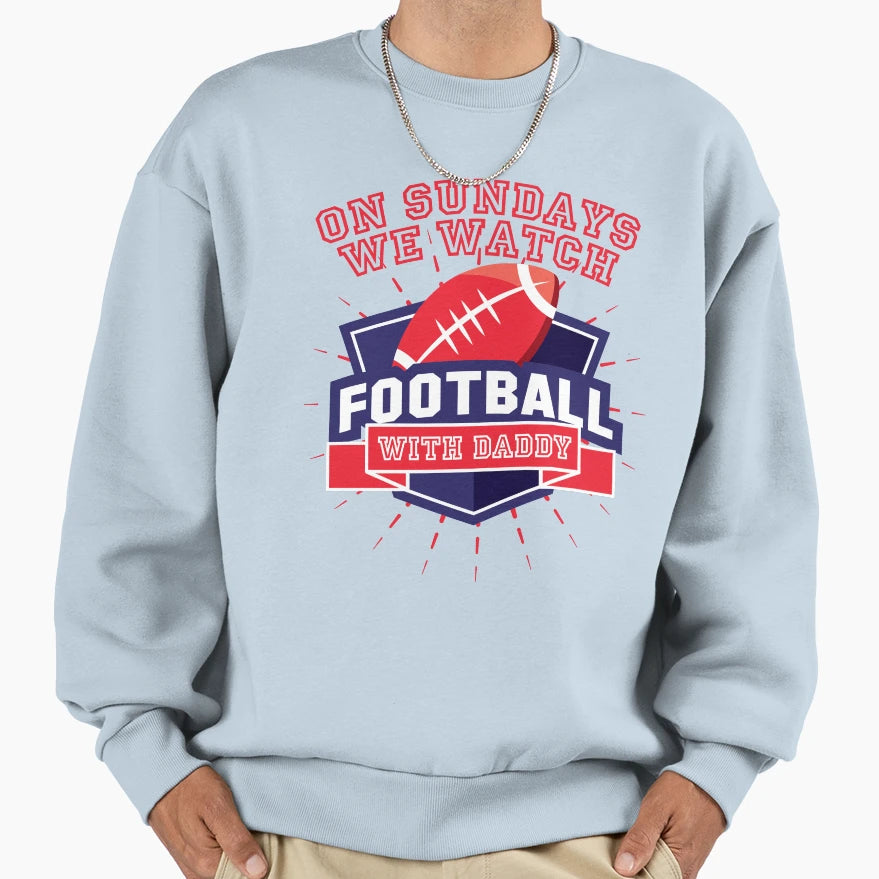 American Football Fans Sweatshirt - Aesthetic Graphic Men Women - T-Shirt, Sweatshirt, Hoodie
