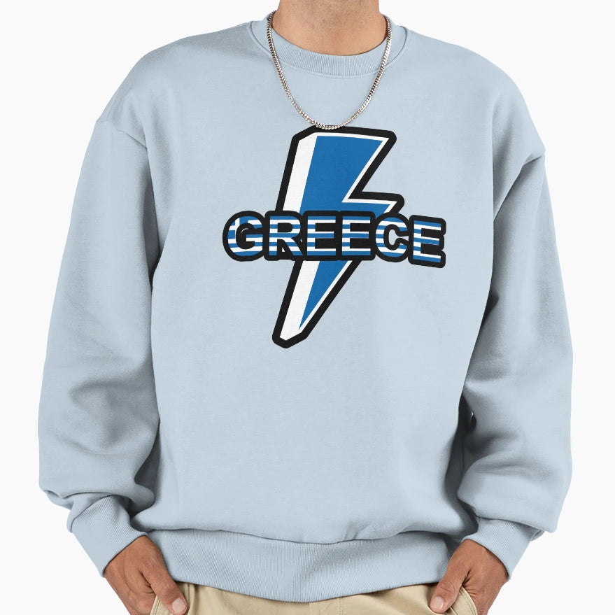 Greece Lightning Grease Lightning Sweatshirt - Fun Novelty Design Unisex - T-Shirt, Sweatshirt, Hoodie