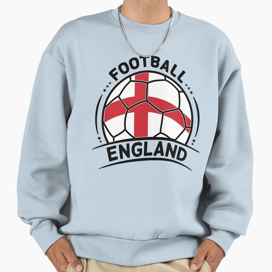 England Football Team England Flag Sweatshirt - Streetwear Style Unisex - T-Shirt, Sweatshirt, Hoodie