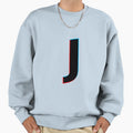 Black Letter J Red And Blue Sweatshirt - Fun Novelty Design for Adults - T-Shirt, Sweatshirt, Hoodie