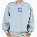 Uppercase G Blue Pixel Block Sweatshirt - Aesthetic Graphic Unisex - T-Shirt, Sweatshirt, Hoodie