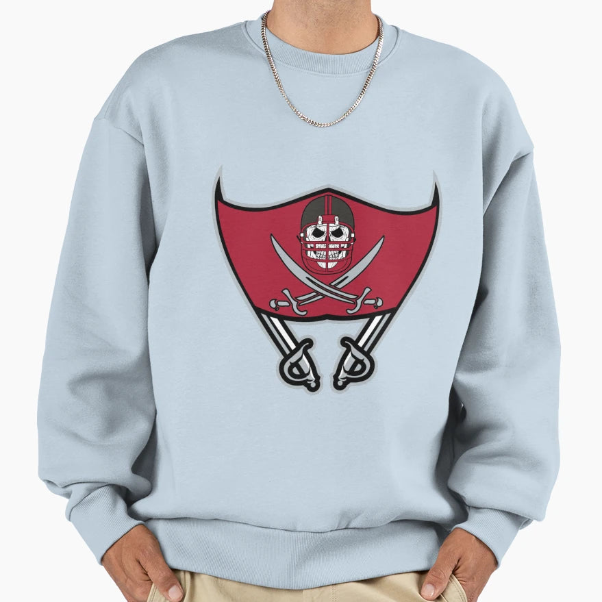 Buccaneers Skull Sweatshirt - Graphic Print for Adults - T-Shirt, Sweatshirt, Hoodie