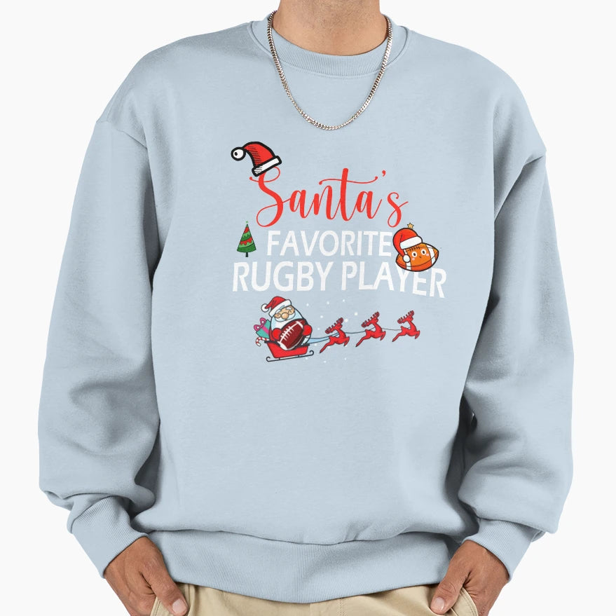 Funny Rugby Player Gift Sweatshirt - Fun Novelty Design for Adults - T-Shirt, Sweatshirt, Hoodie