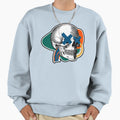 Indie Pop Skull Sweatshirt - Custom Art Print for Adults - T-Shirt, Sweatshirt, Hoodie