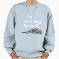 Cat Watching Football Im Watching Sweatshirt - Trendy Graphic for Adults - T-Shirt, Sweatshirt, Hoodie