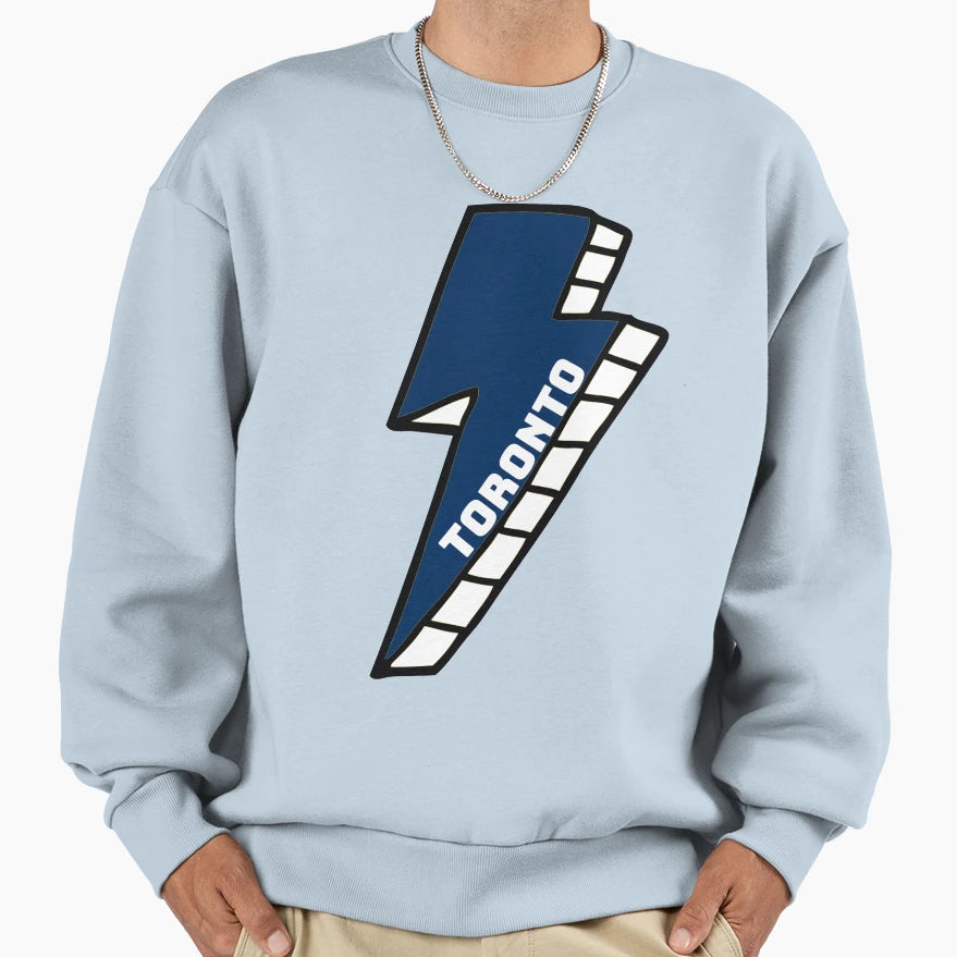 University Toronto Lightning Bolt Sweatshirt - Streetwear Style Unisex - T-Shirt, Sweatshirt, Hoodie